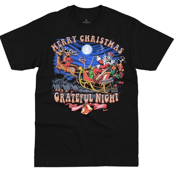 Grateful Dead Steal Your Sleigh Christmas Series T Shirt NEW Medium-XL - Picture 1 of 2